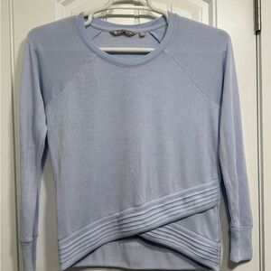 Athleta Wrap Hem Pullover Sweatshirt Long Sleeve Size XS Women’s